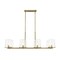 Z-Lite Callista 8 Light Island, Rubbed Brass & Clear 3032-8L-RB - alternate 7